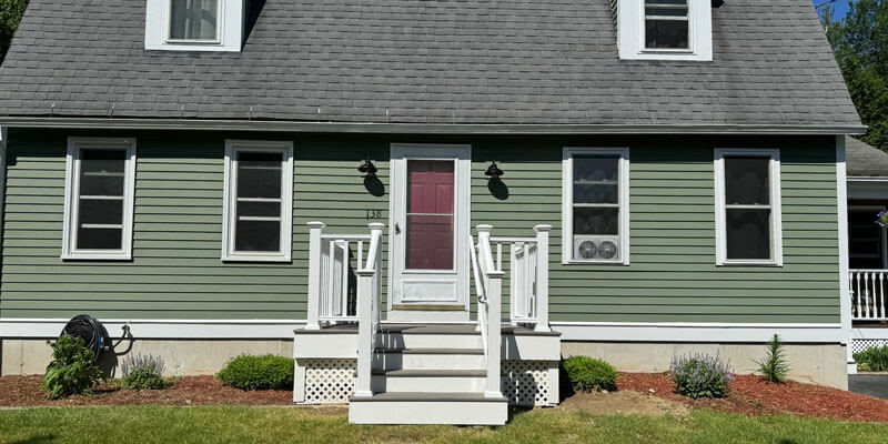 House Green Siding